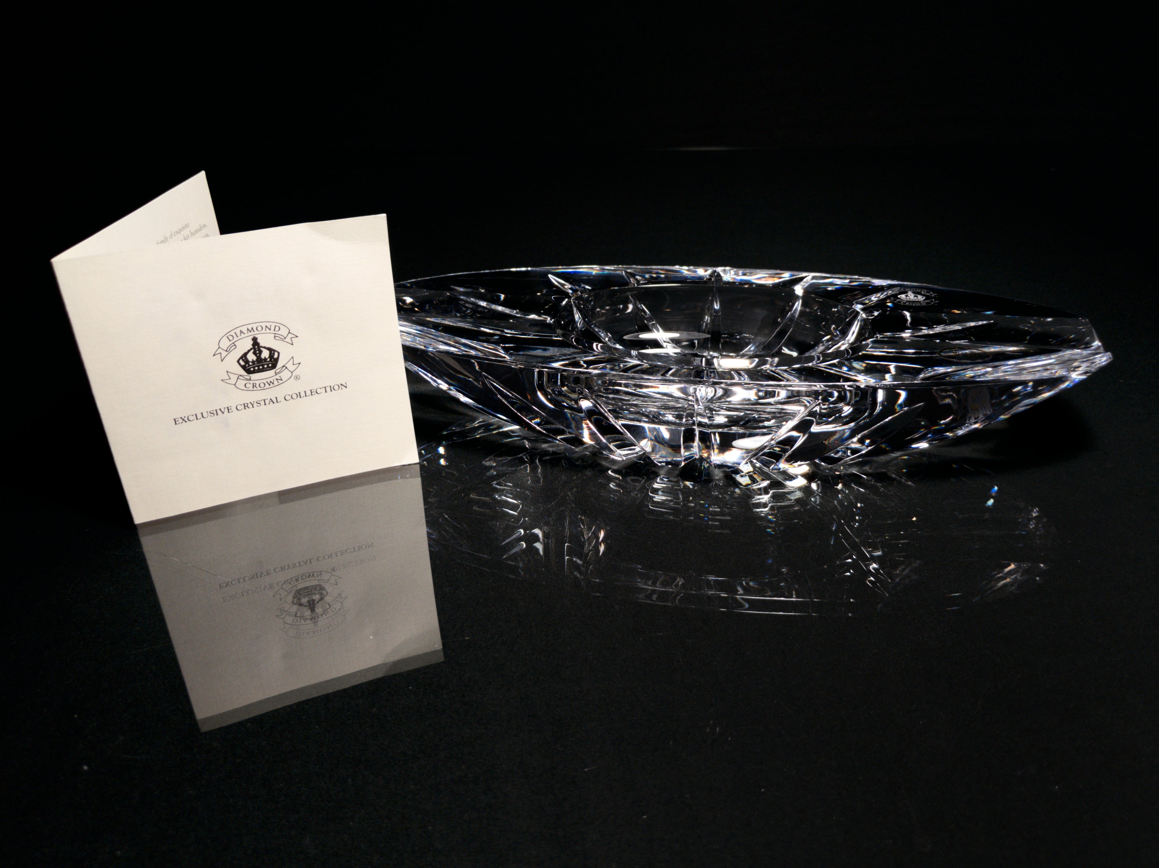 diamond crown windsor crystal collection ashtray