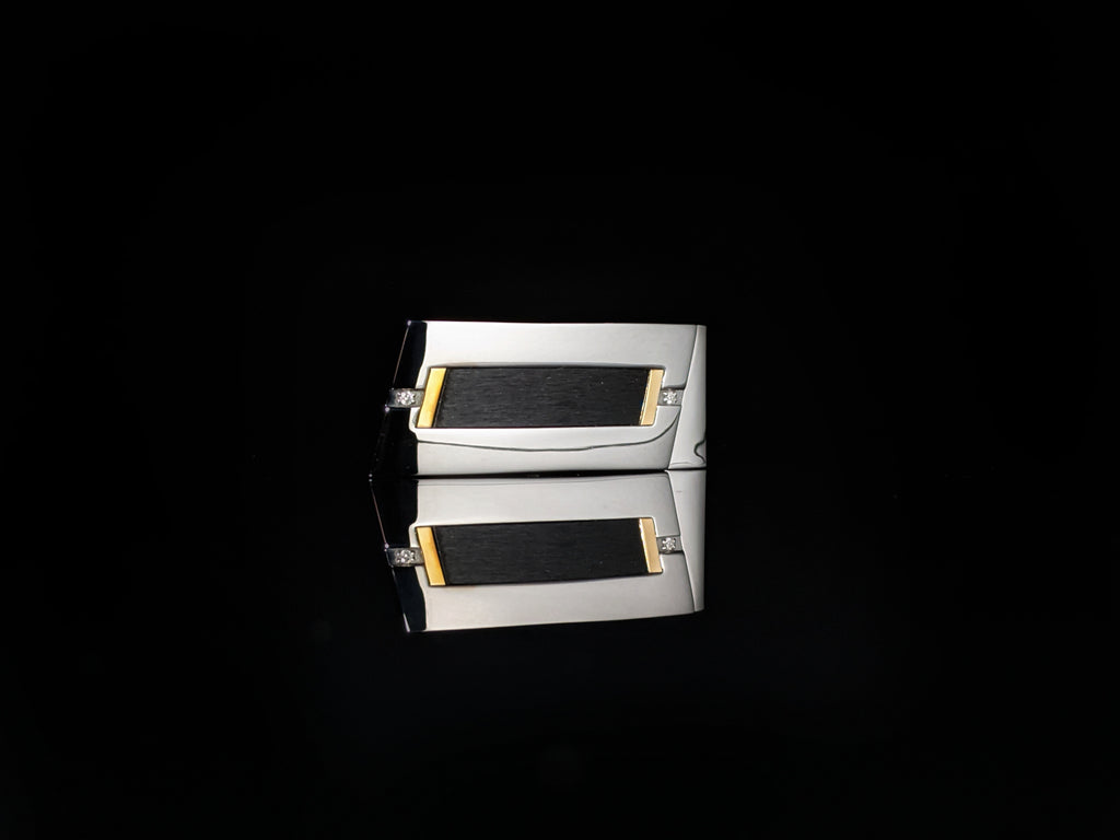 Dolan Bullock Diamond  Stainless Steel Money Clip NIB