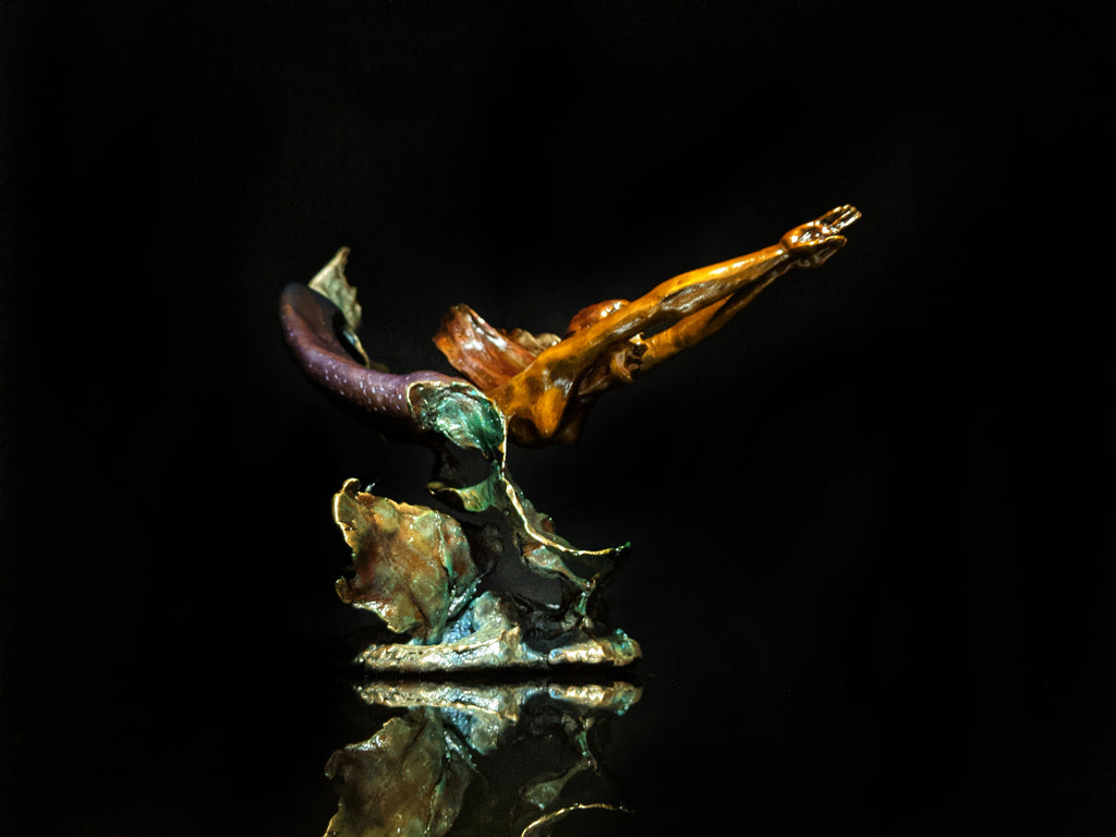 Mark Hopkins Mermaid Bronze Sculpture