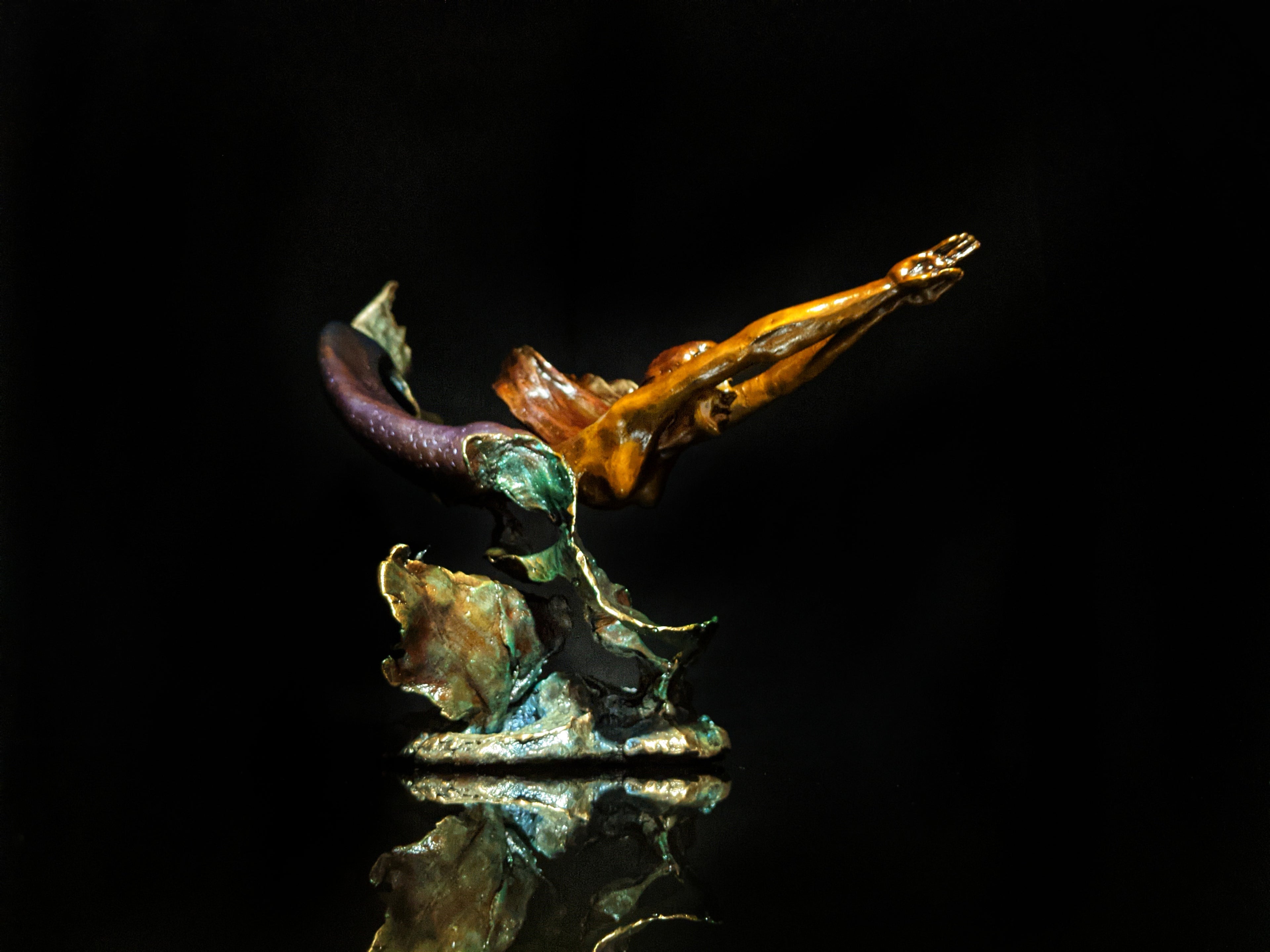 Mark Hopkins Mermaid Bronze Sculpture