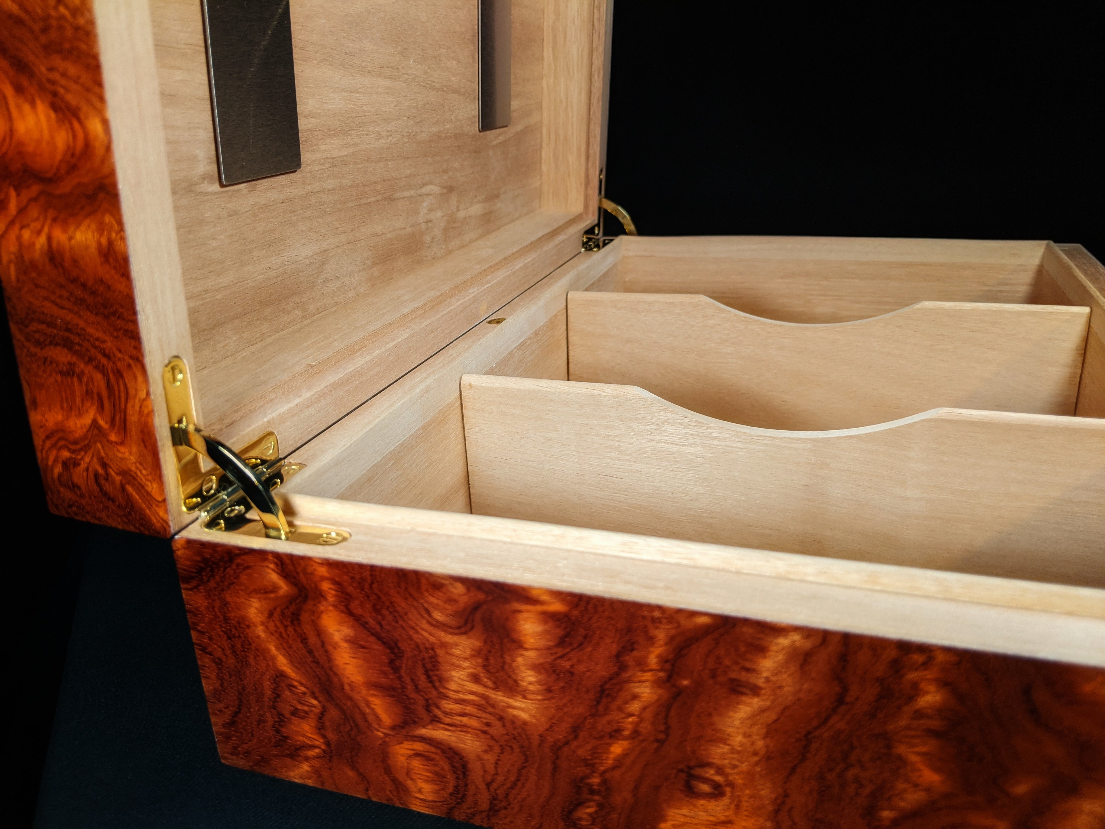 Elie Bleu Figured Bubinga Humidor 110 ct