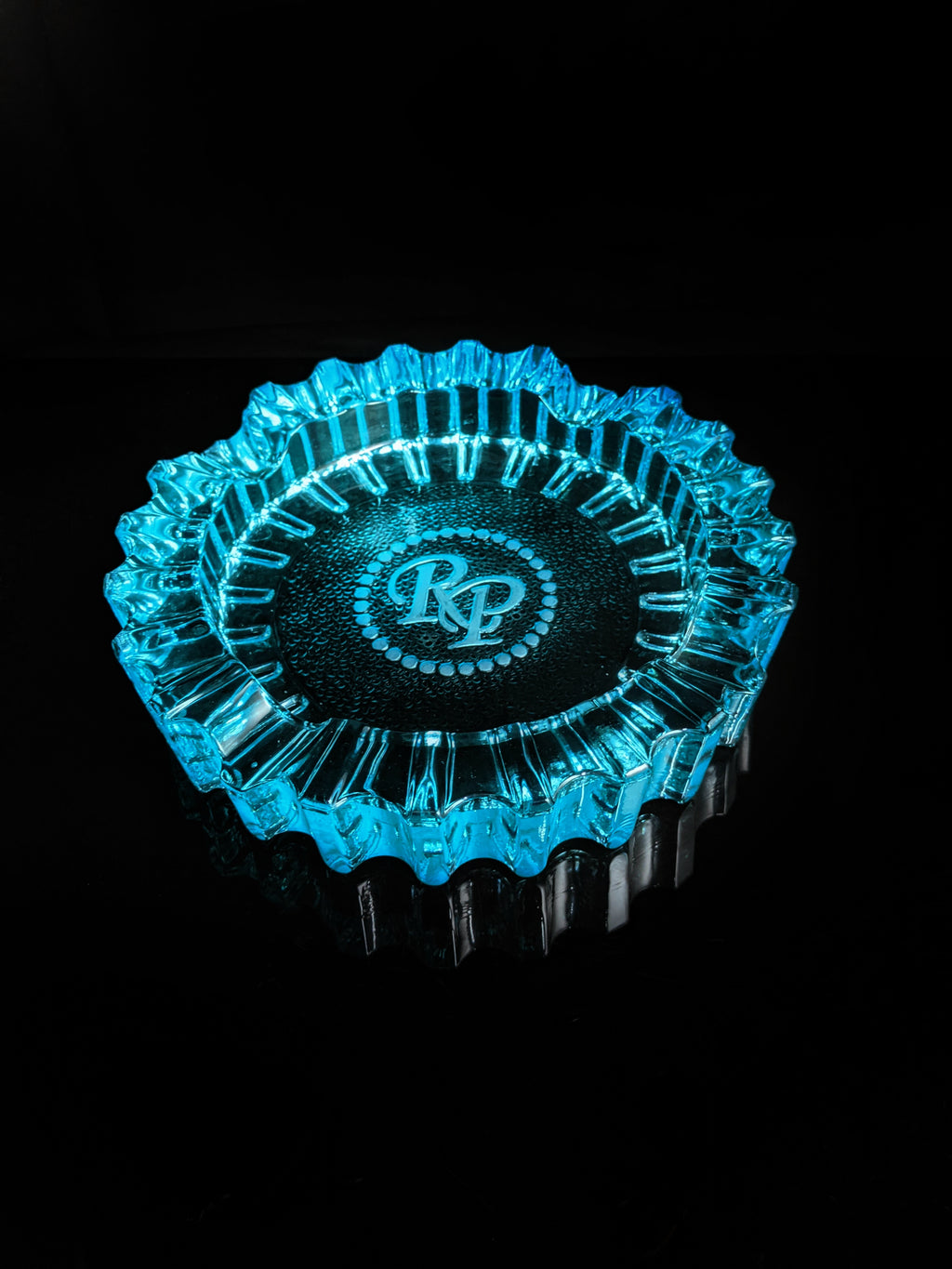 Rocky Patel Aqua Luminoso Glass Ashtray
