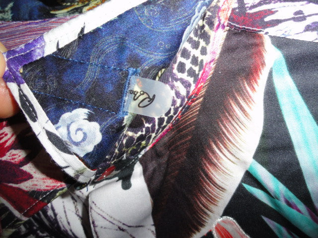 Robert Graham Biscayne Colorful Short Sleeve Shirt - Medium