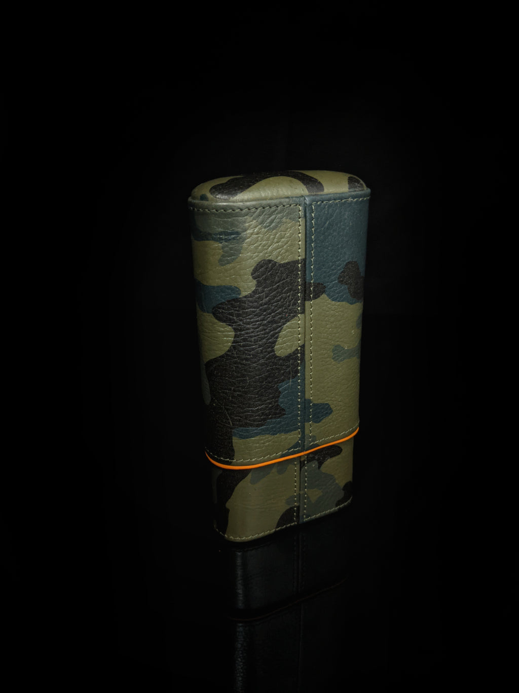 Brizard and Co. Show Band 3 Cigar Case — Camouflage Leather