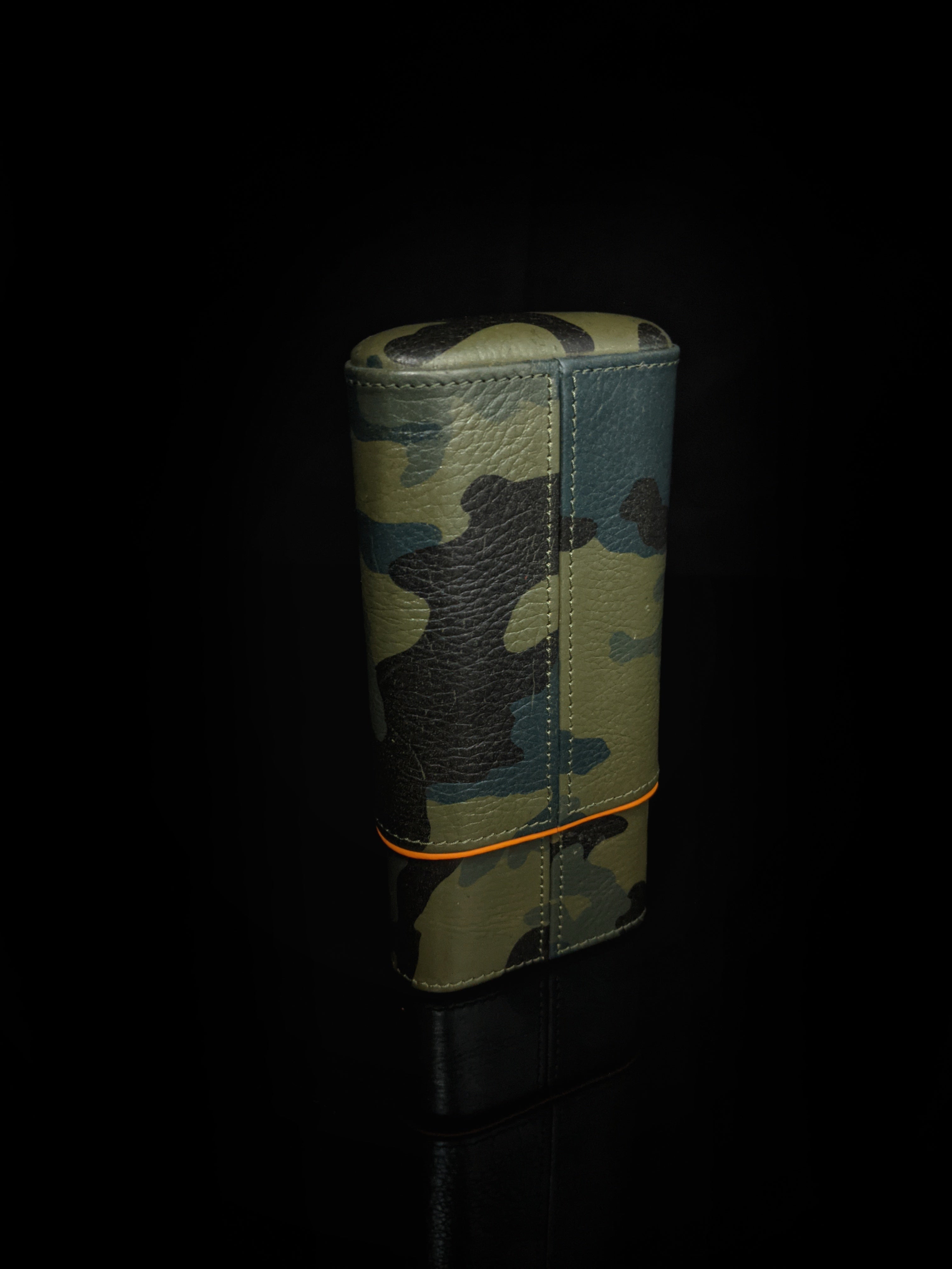 Brizard and Co. Show Band 3 Cigar Case — Camouflage Leather