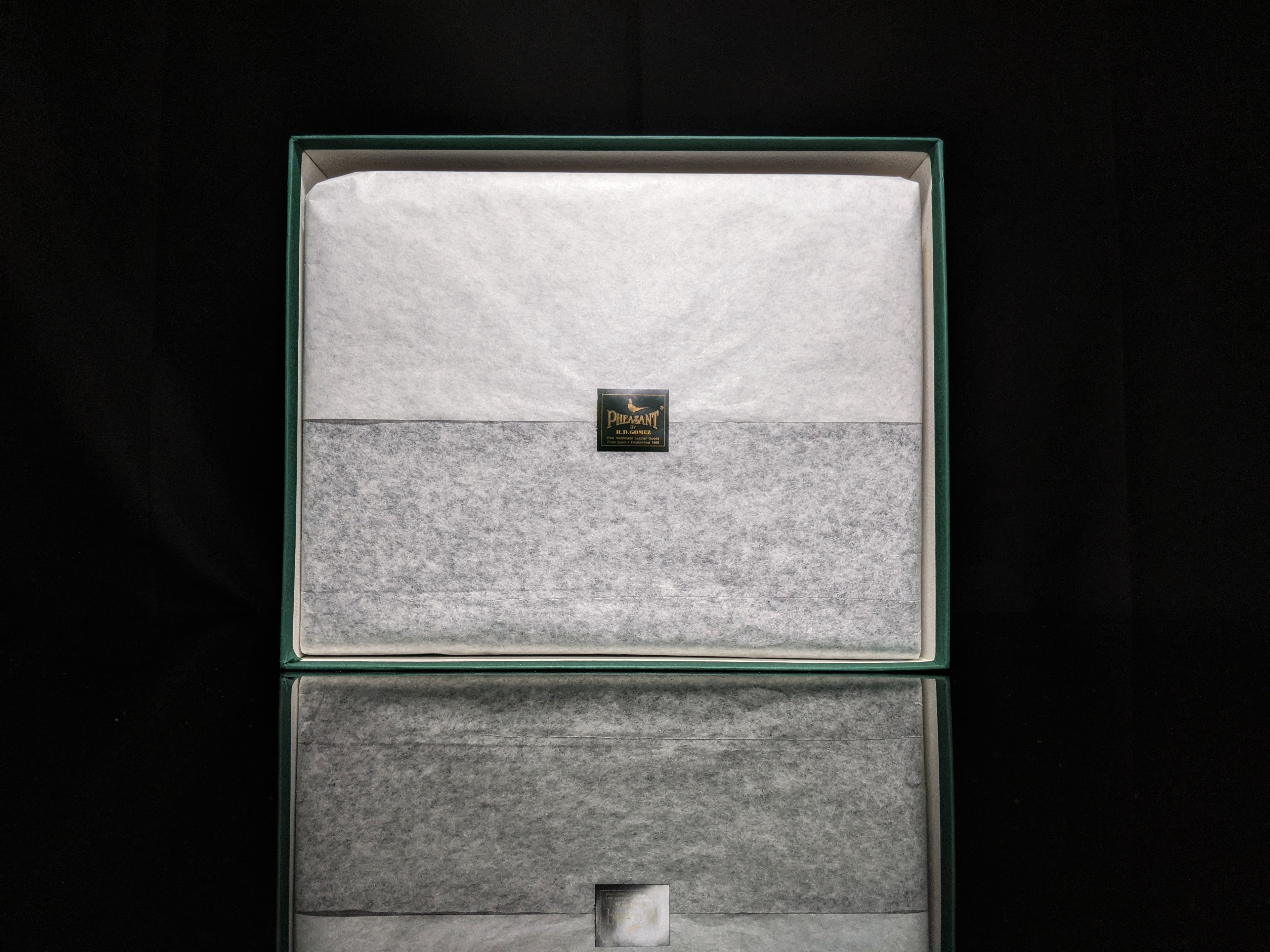 Pheasant Black Leather Carrying Case NIB