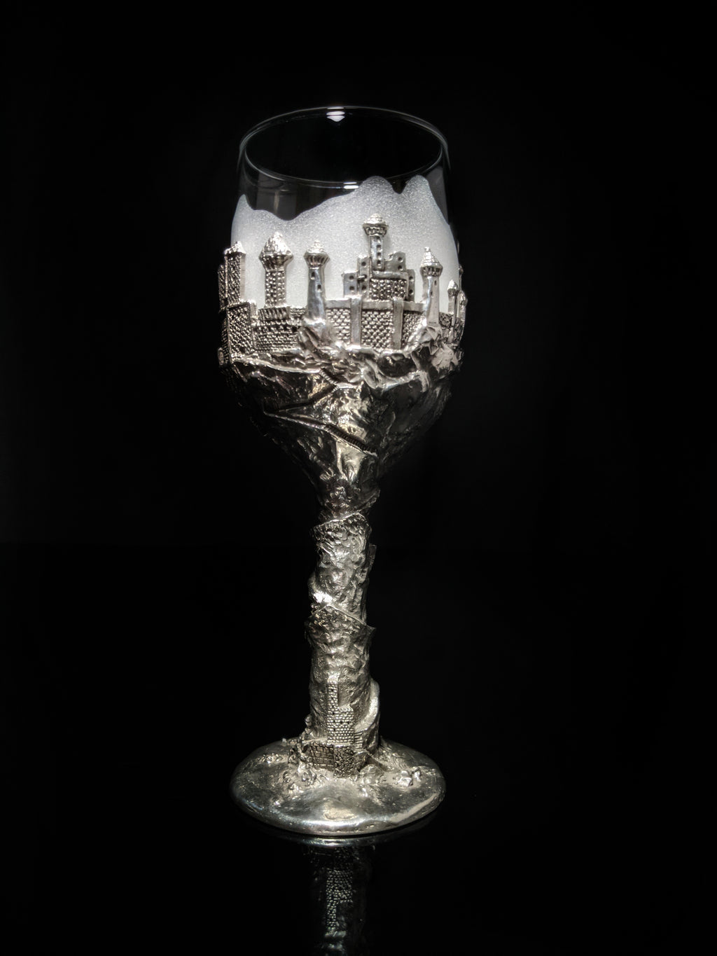 Royal Selangor Lord of Rings " City of Tirion" Wine Glass