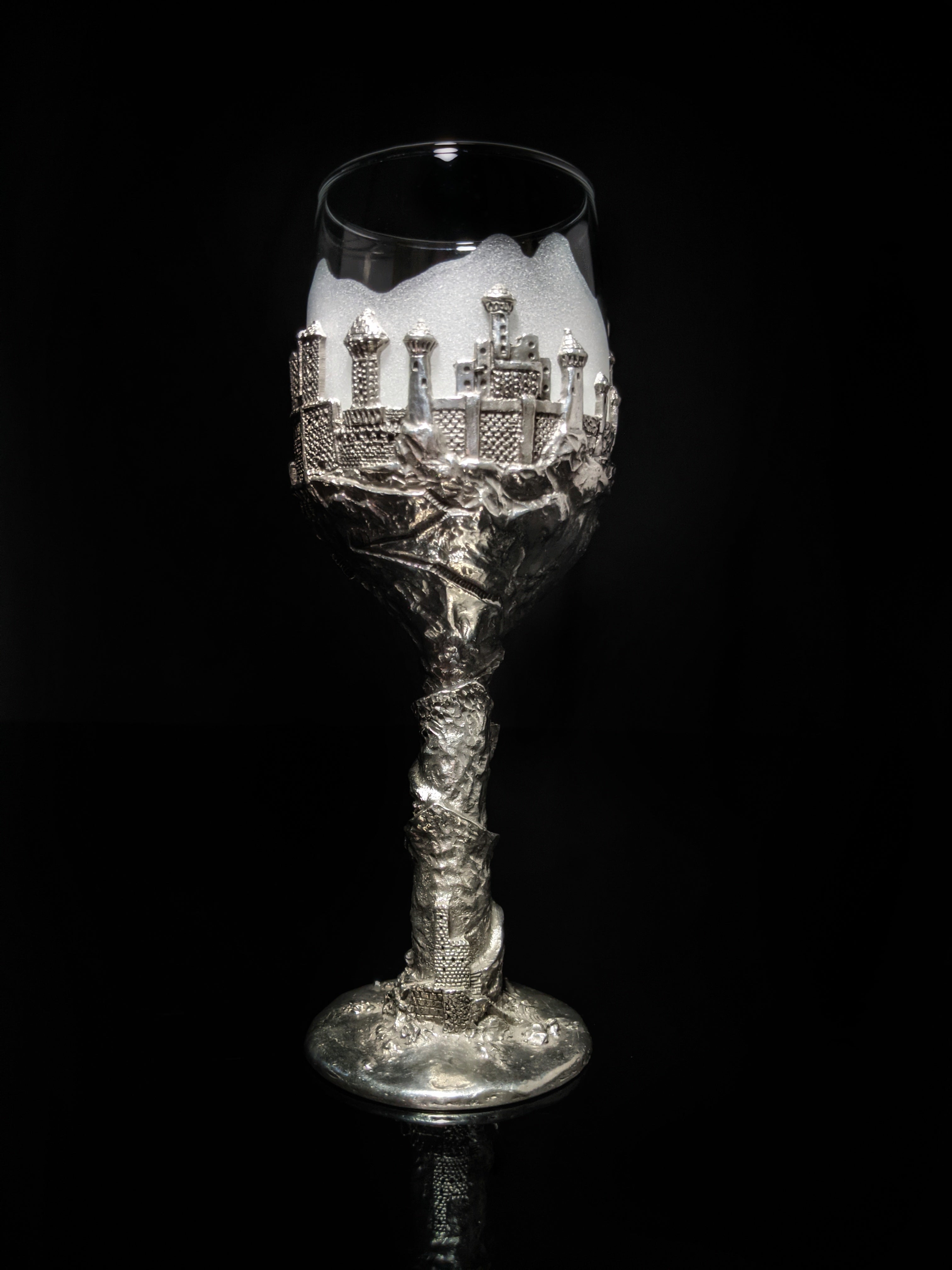 Royal Selangor Lord of Rings " City of Tirion" Wine Glass