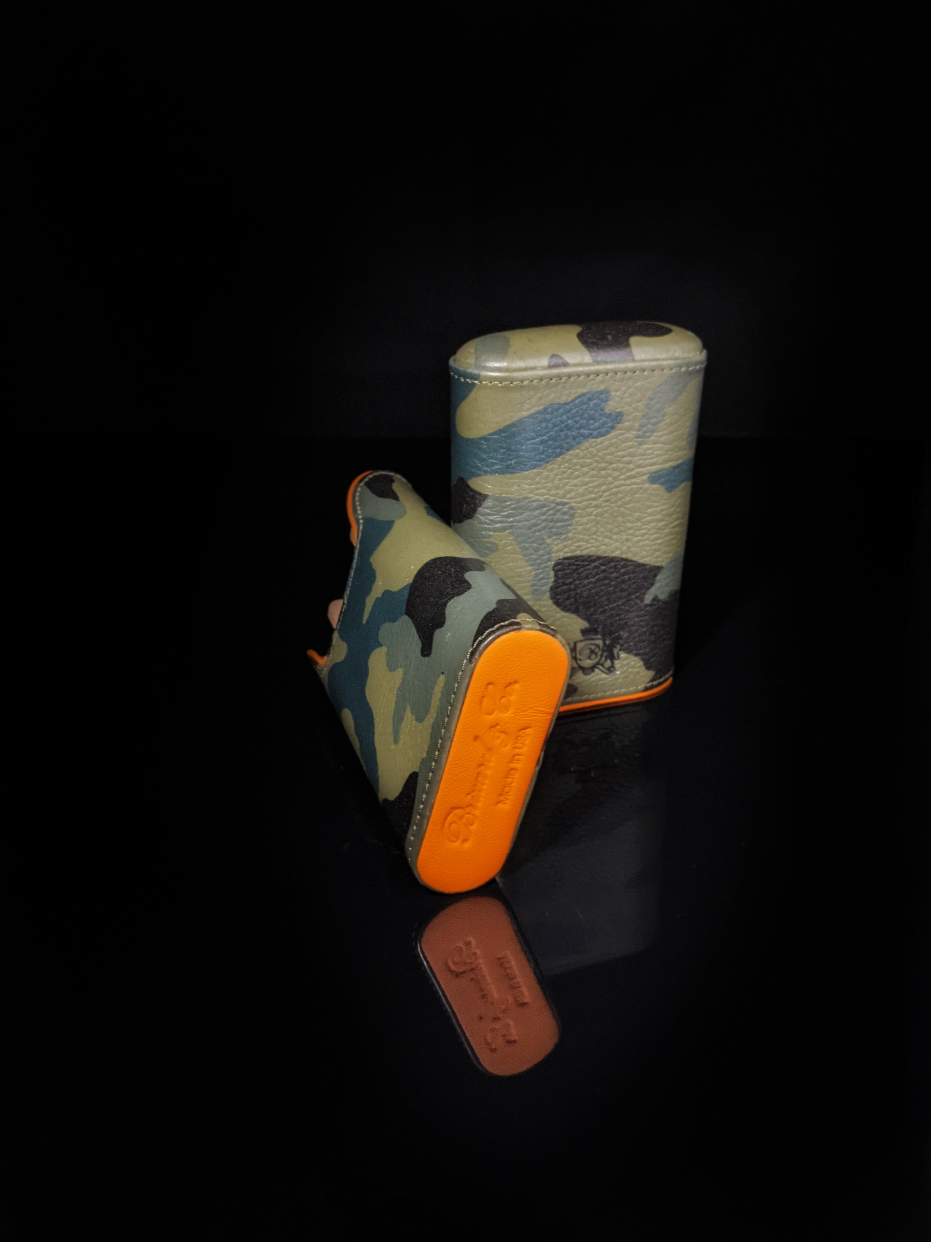 Brizard and Co. Show Band 3 Cigar Case — Camouflage Leather