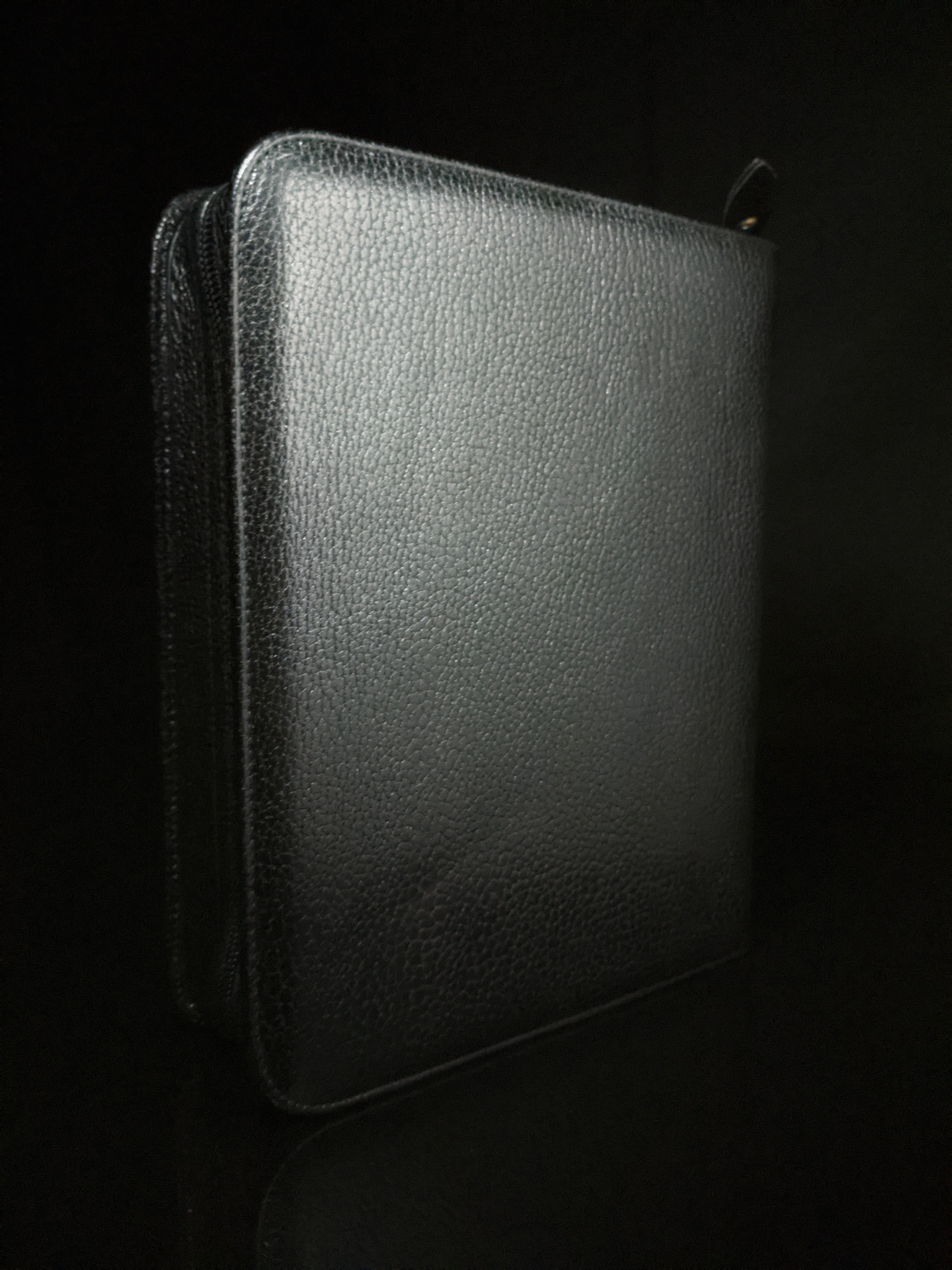 pheasant by R.D.Gomez Black Leather case and cutter NIB