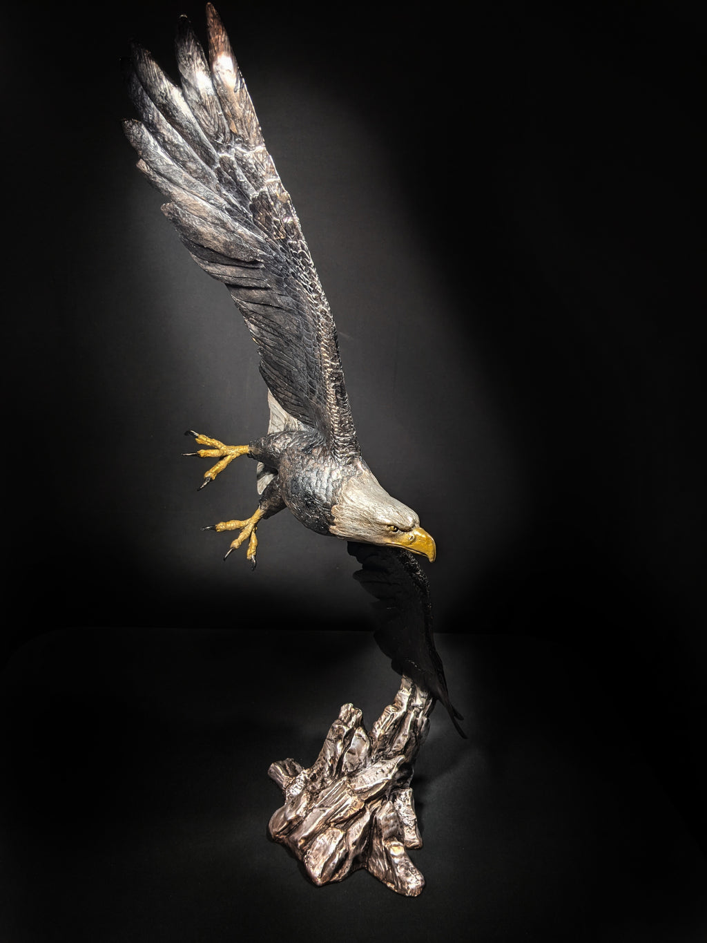 Mark Hopkins "Vigilance" Bronze Sculpture