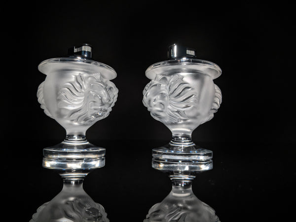 Lalique Tete De Lion Table Lighter ( One Lighter only )