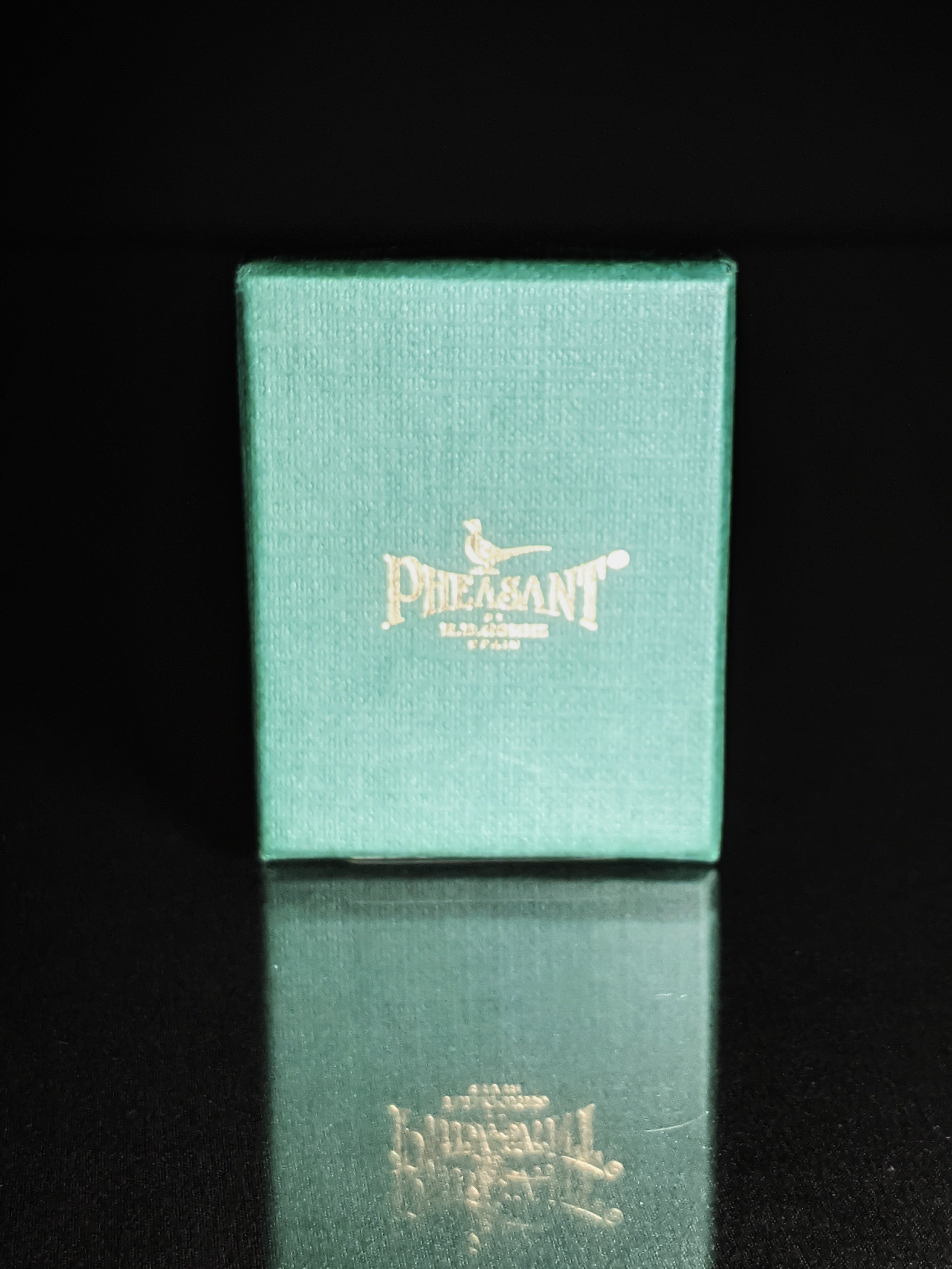 Pheasant by R.D.Gomez Stainless Steel  Cutter CABRA Brown  Leather BNIB