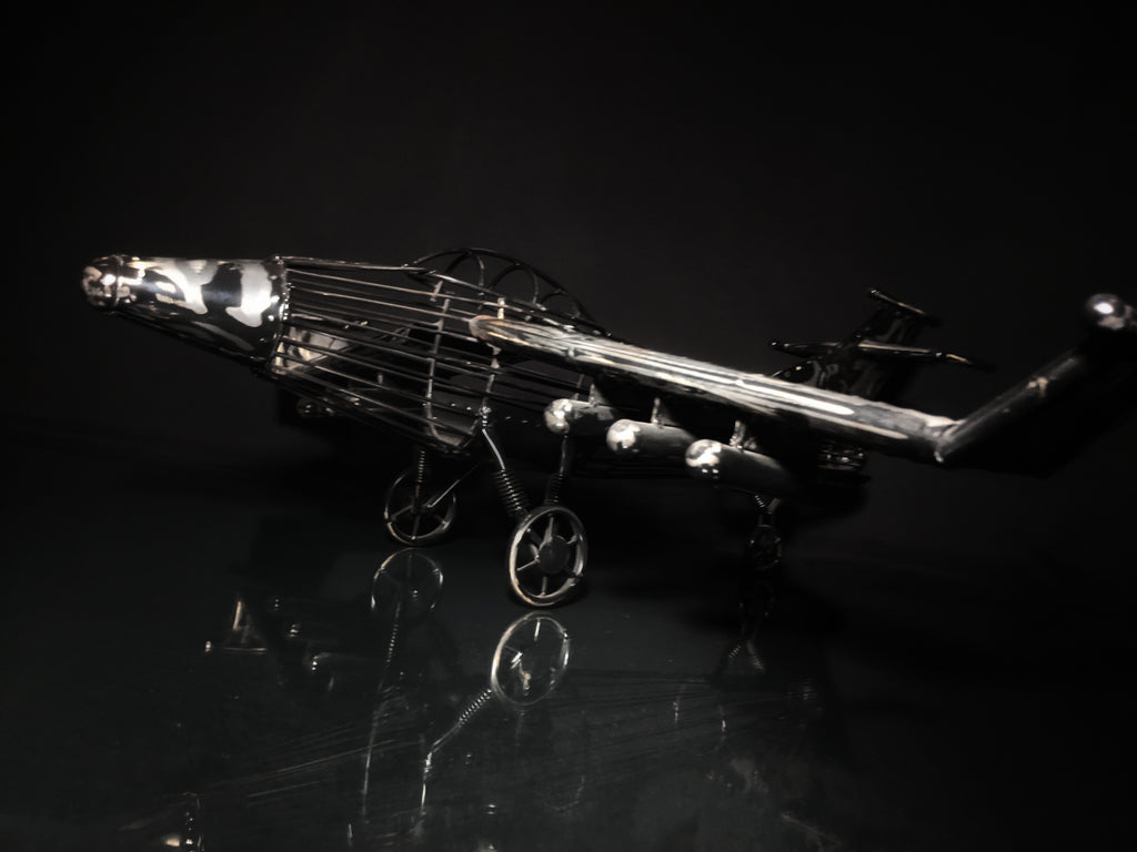 Airplane Metal Art Sculpture