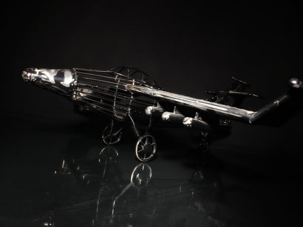 Airplane Metal Art Sculpture