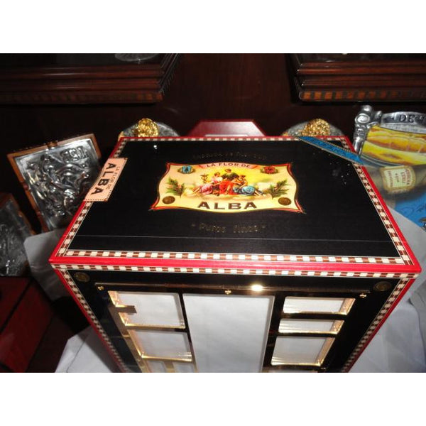 Elie Bleu Alba Black Sycamore Cabinet Humidor