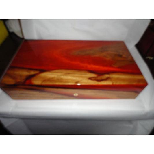 Elie Bleu Classic Padouk Wood Humidor 110 ct