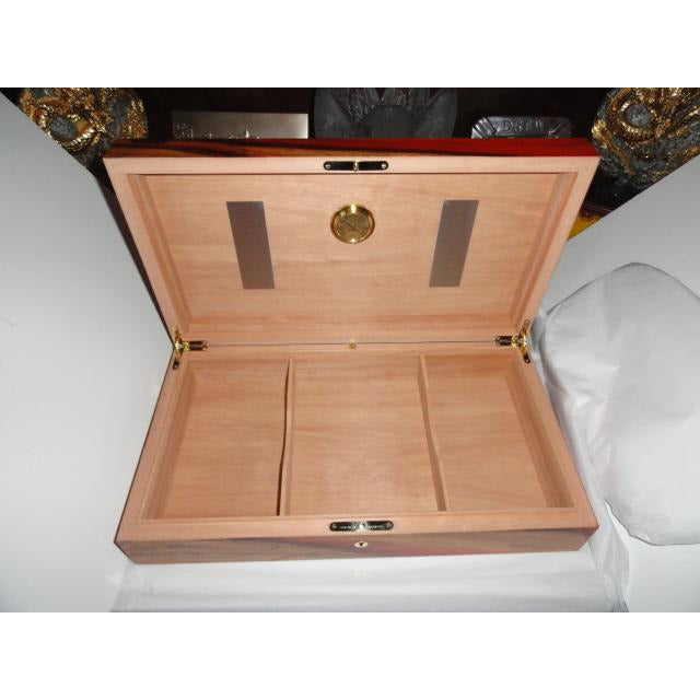 Elie Bleu Classic Padouk Wood Humidor 110 ct