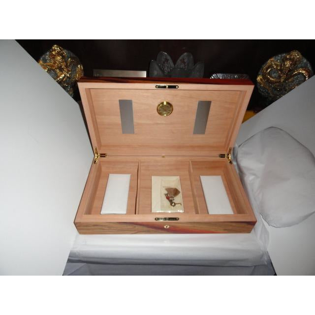 Elie Bleu Classic Padouk Wood Humidor 110 ct