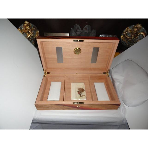 Elie Bleu Classic Padouk Wood Humidor 110 ct