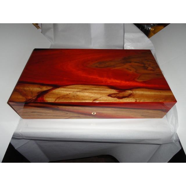 Elie Bleu Classic Padouk Wood Humidor 110 ct