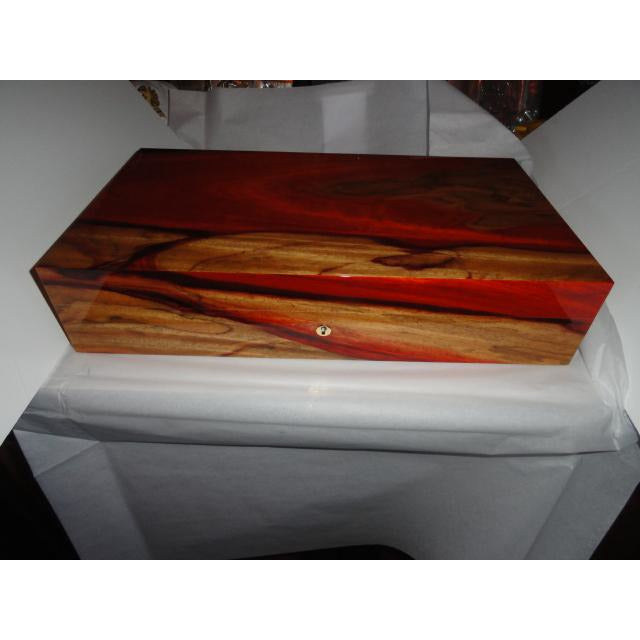 Elie Bleu Classic Padouk Wood Humidor 110 ct