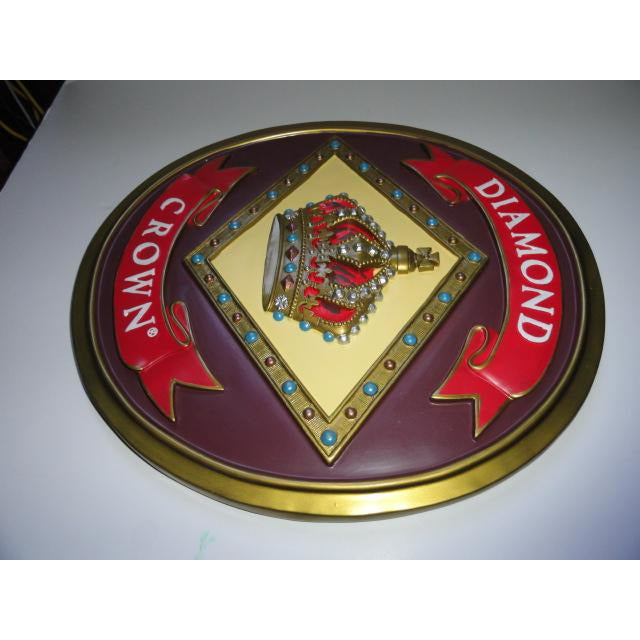 Diamond Crown Wall Plaque Measures 17.5" H x 16" W New