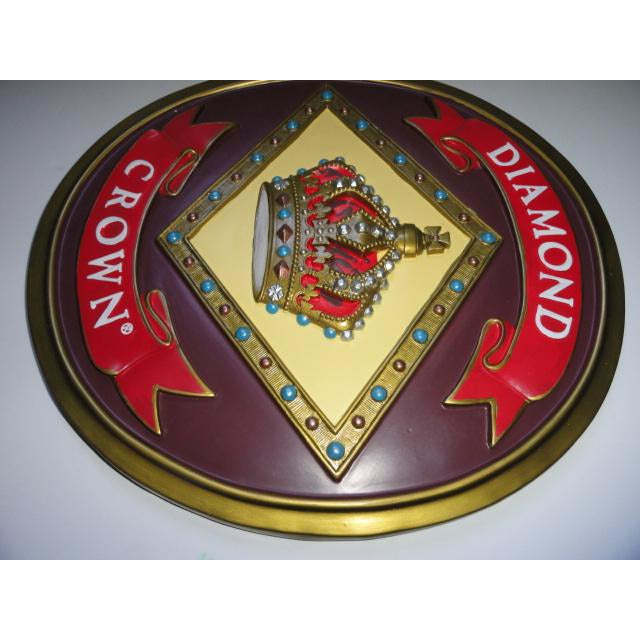 Diamond Crown Wall Plaque Measures 17.5" H x 16" W New