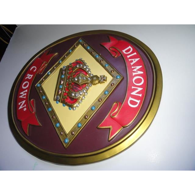 Diamond Crown Wall Plaque Measures 17.5" H x 16" W New
