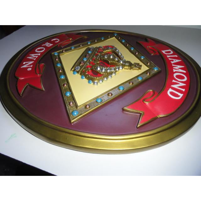 Diamond Crown Wall Plaque Measures 17.5" H x 16" W New