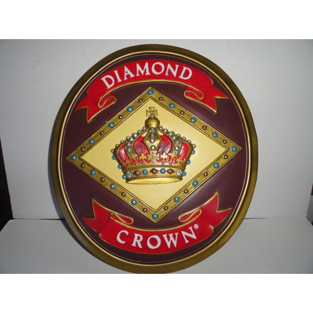 Diamond Crown Wall Plaque Measures 17.5" H x 16" W New