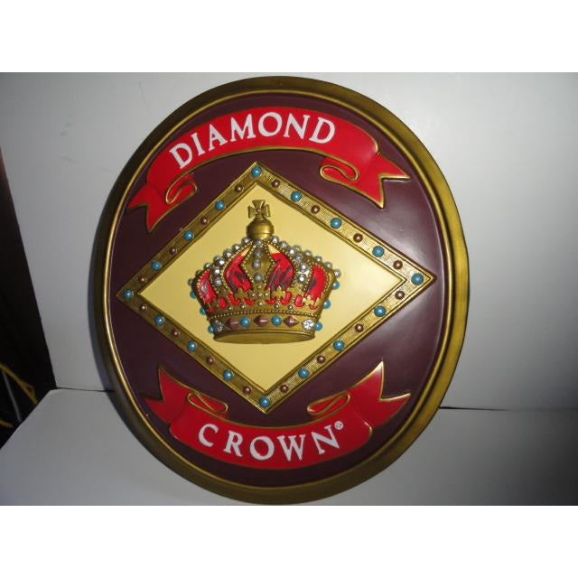Diamond Crown Wall Plaque Measures 17.5" H x 16" W New