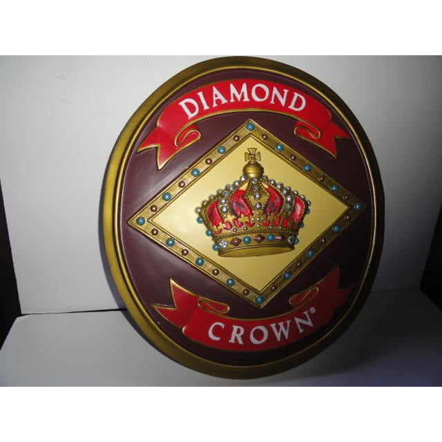 Diamond Crown Wall Plaque Measures 17.5" H x 16" W New