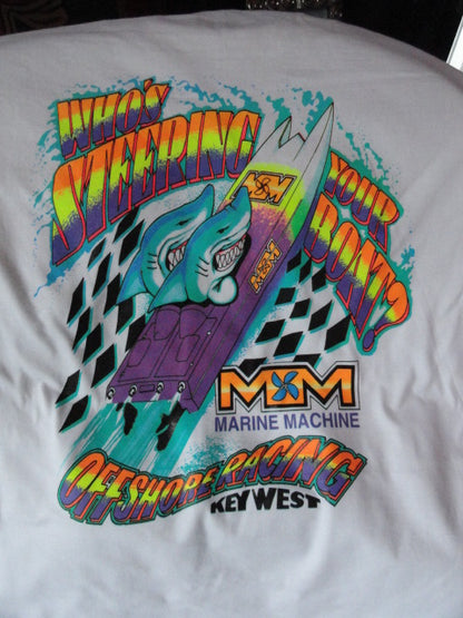 Powerboat Racing "Who's Steering Your Boat"  T-Shirt