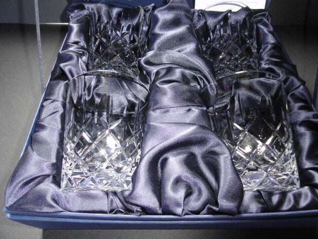 Faberge Crystal Old Fashion Glasses