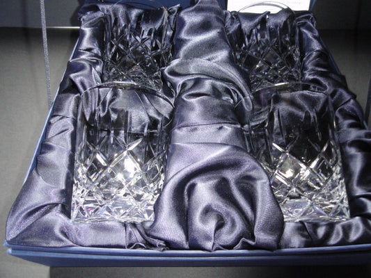 Faberge Crystal Old Fashion Glasses