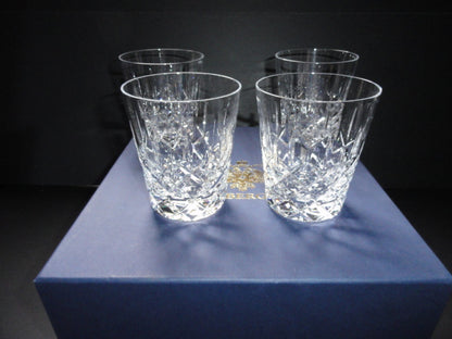 Faberge Crystal Old Fashion Glasses