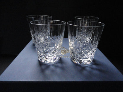 Faberge Crystal Old Fashion Glasses