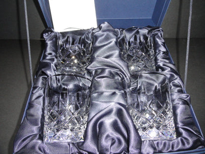 Faberge Crystal Old Fashion Glasses