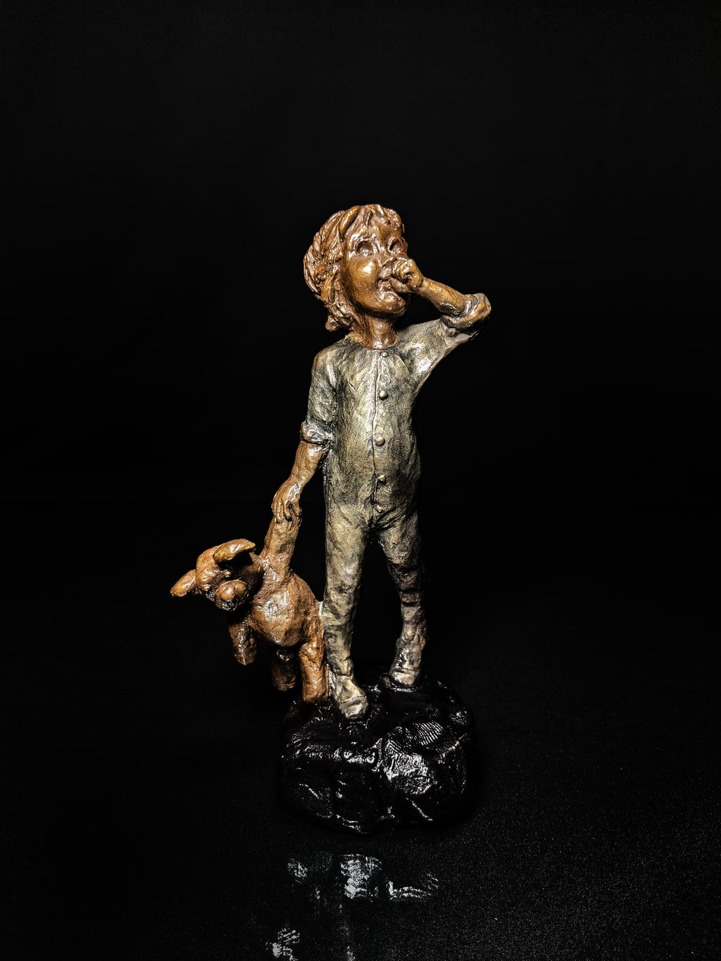 Mark Hopkins "Bed Time" Limited Edition Bronze Sculpture