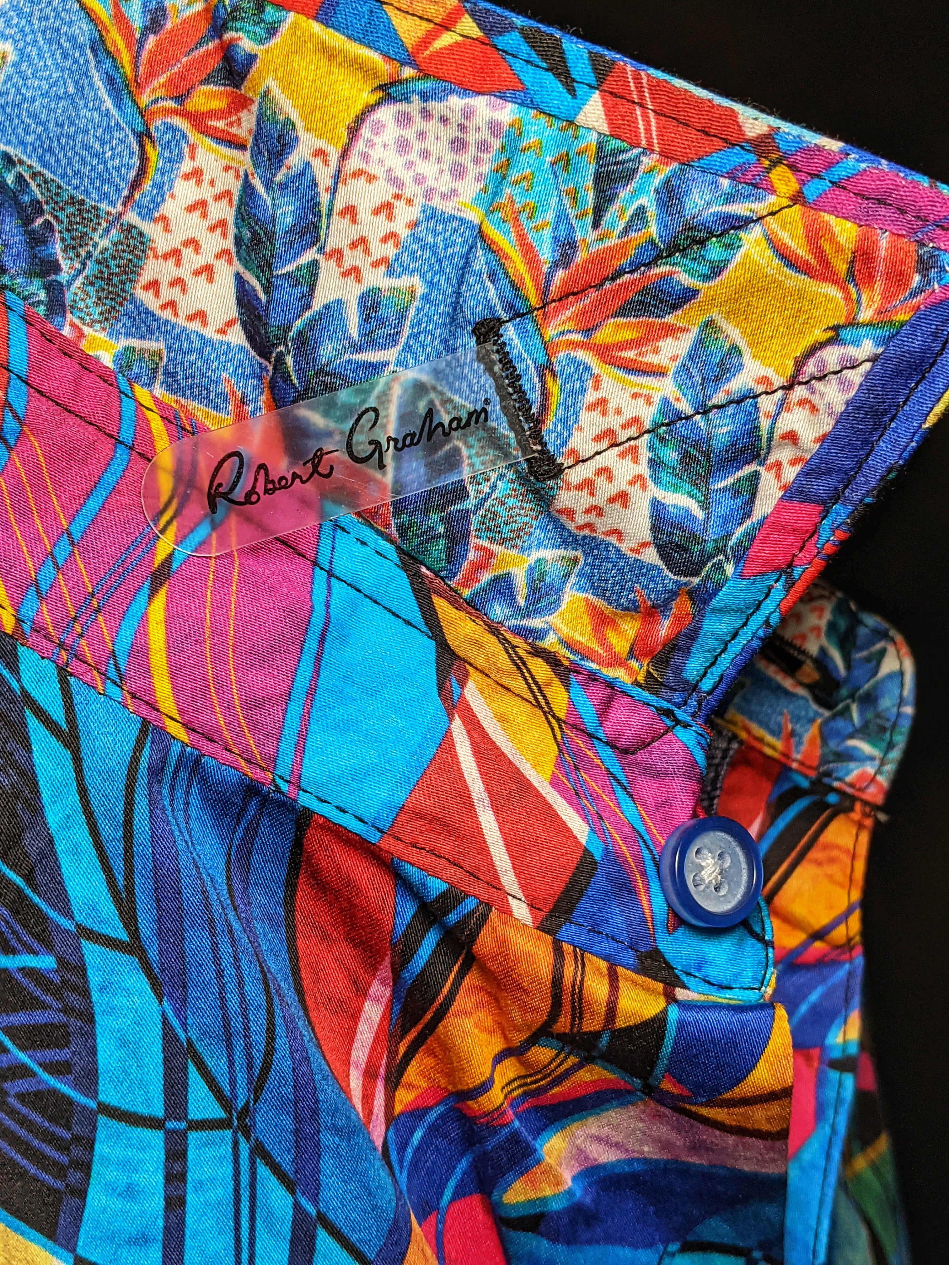Robert Graham Billings Long Sleeve Colorful Shirt Size Large