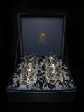Faberge Oberon Crystal  Old Fashion Glasses