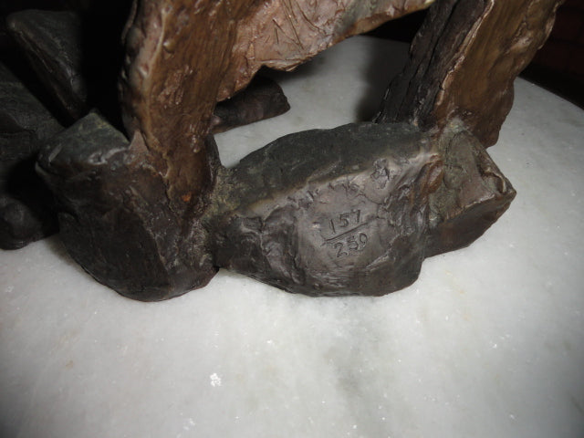Mark Hopkins "Eagles Ledge" Bronze Sculpture — Limited Edition 250