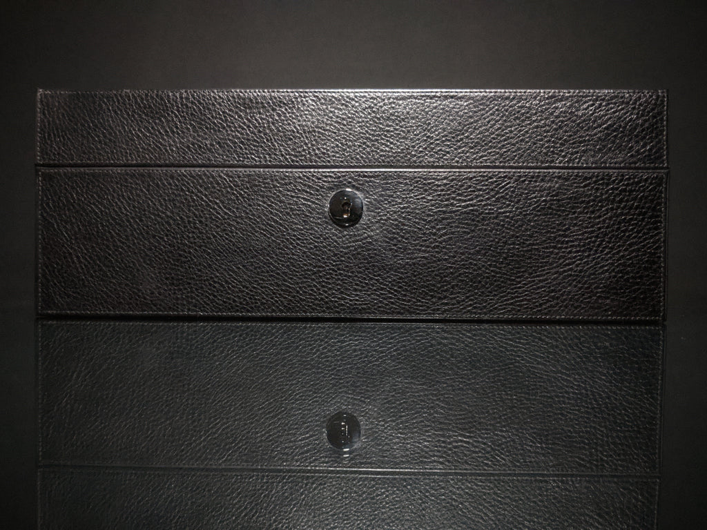 Brizard & Co - "Airflow" Cigar Humidor - Sunrise Black and Zebrawood 60 / 70 Count