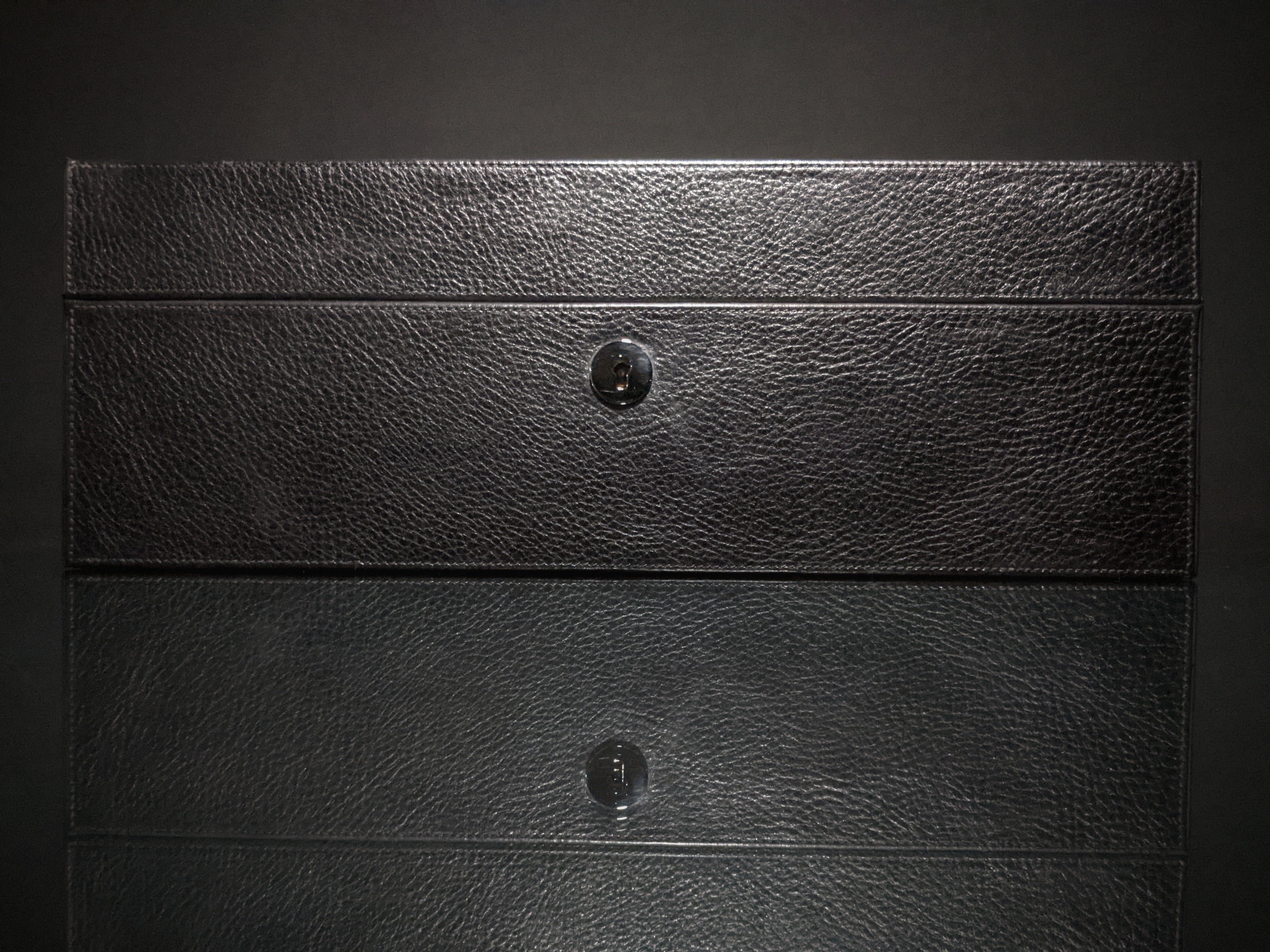 Brizard & Co - "Airflow" Cigar Humidor - Sunrise Black and Zebrawood 60 / 70 Count