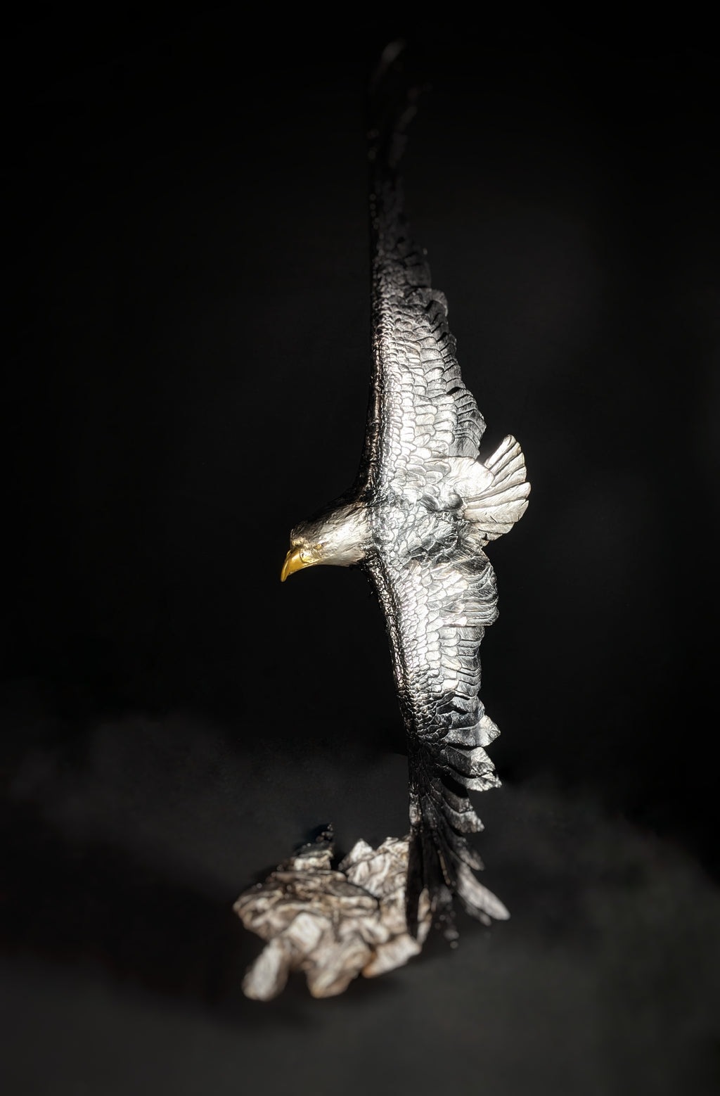 Mark Hopkins "Vigilance" Bronze Sculpture