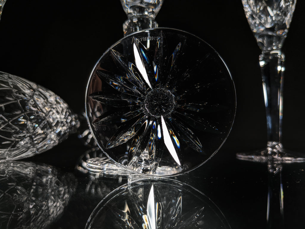 Faberge Clear Crystal Flutes