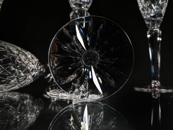 Faberge Clear Crystal Flutes