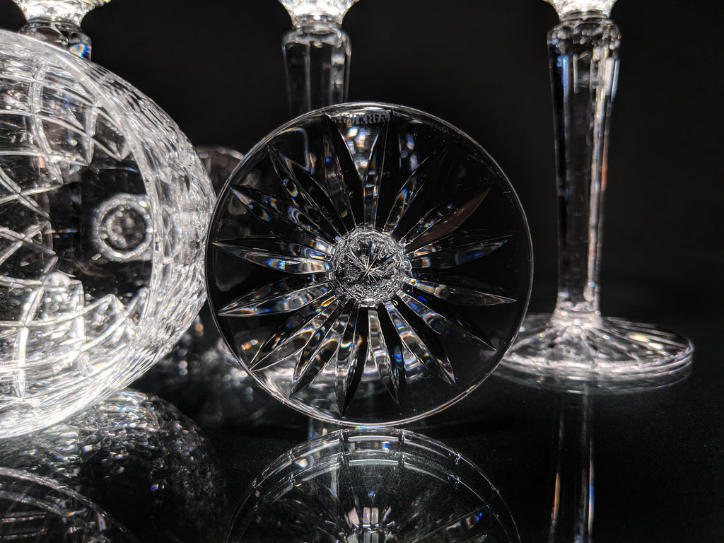 Faberge Clear Crystal Goblets