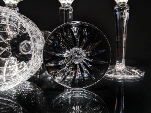 Faberge Clear Crystal Goblets